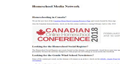 Desktop Screenshot of homeschoolmedia.net