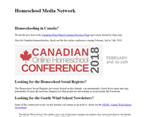 Tablet Screenshot of homeschoolmedia.net